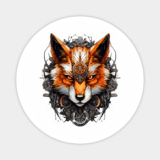 Metallic Fox Face Transformative T-Shirt: Unleash Your Inner Fox Magnet